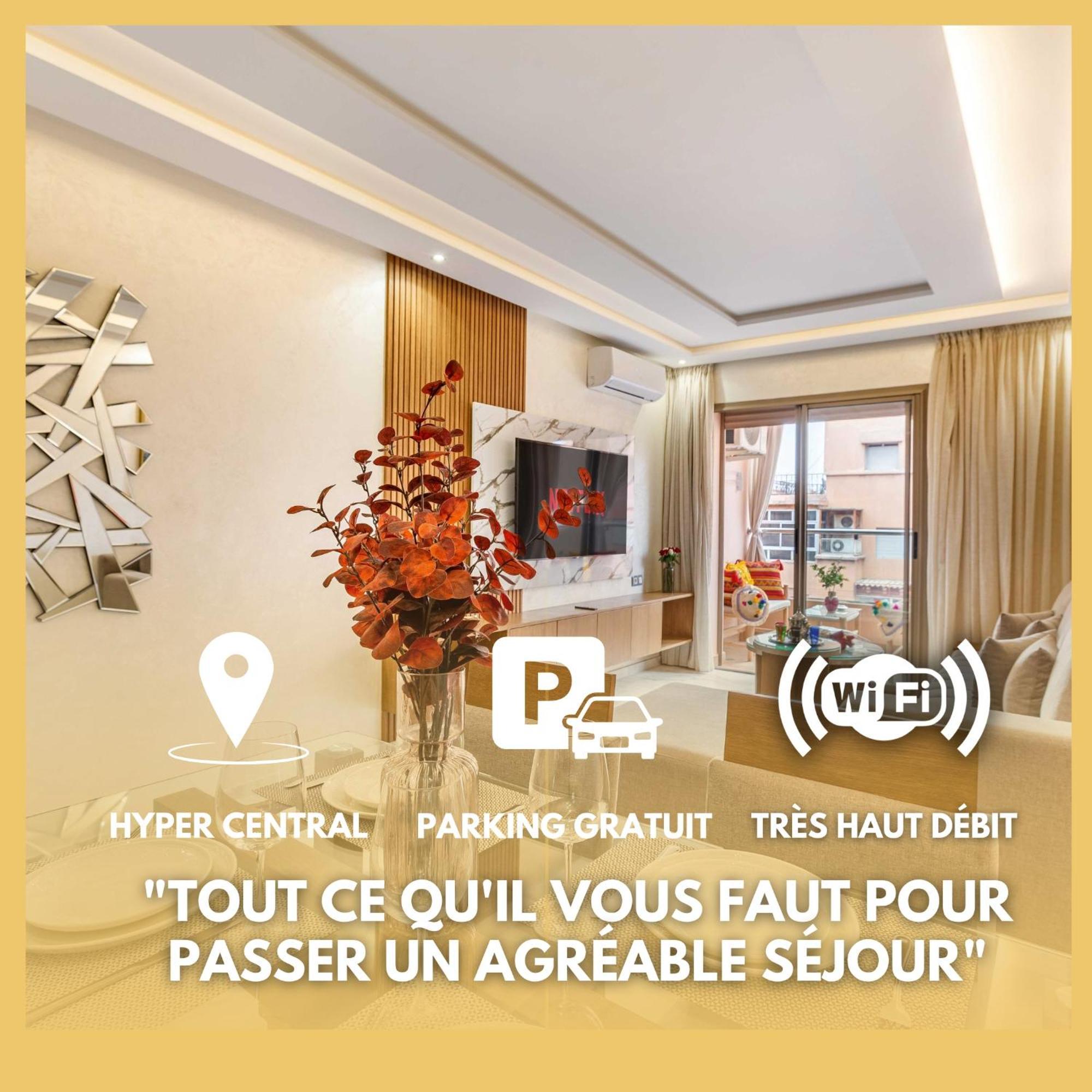 Magnifique Appartement Unique Et Central! Marrakesz Zewnętrze zdjęcie