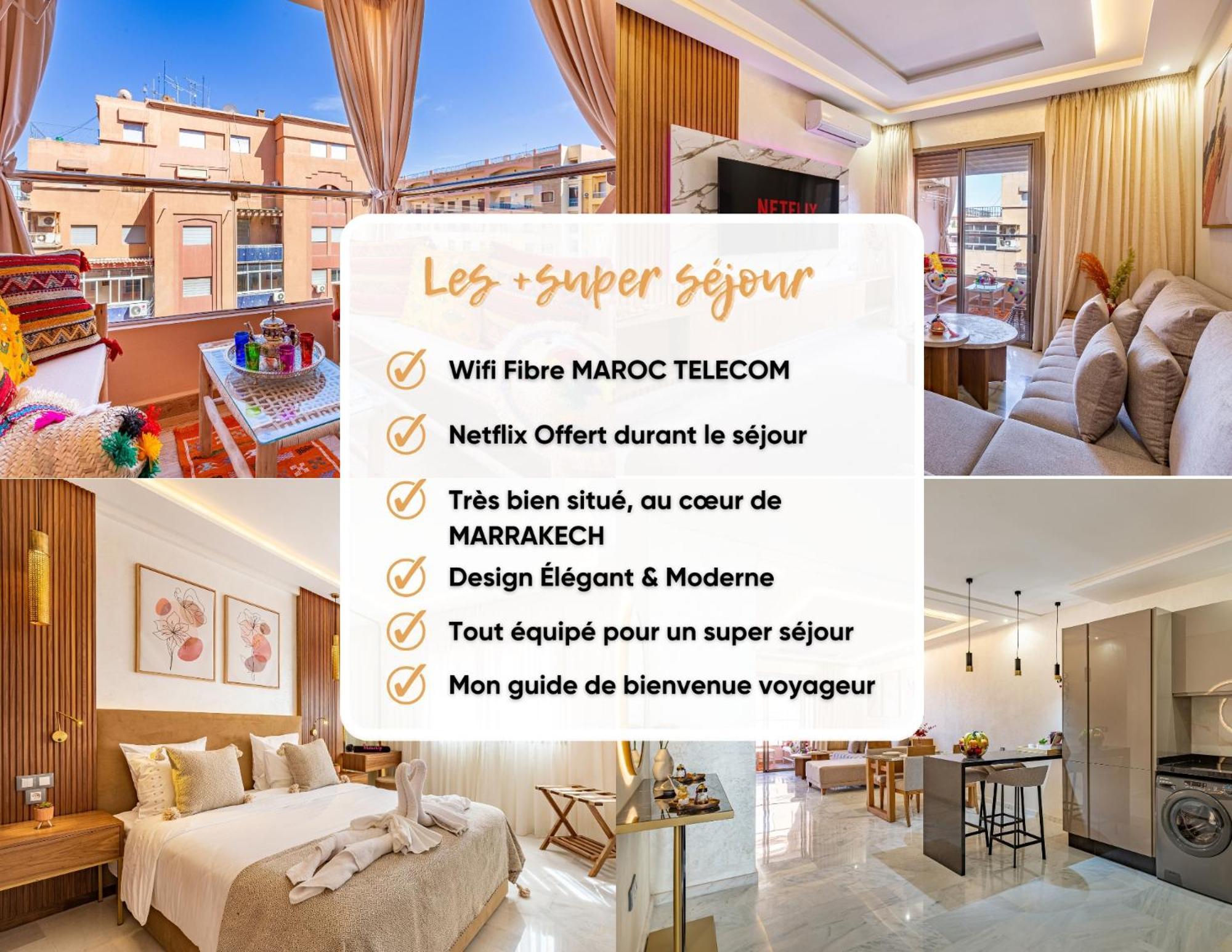 Magnifique Appartement Unique Et Central! Marrakesz Zewnętrze zdjęcie